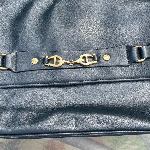 VINTAGE BLUE HANDBAG - Picture 2 of 16